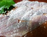 鯵の紫蘇巻き生姜焼き作り方1写真