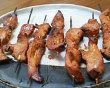 辛子味噌漬けレバー串。作り方5写真