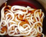 お昼の鍋焼きうどん｢海老天&卵入り｣作り方10写真