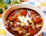 残りカレーで☆カレーうどん☆作り方3写真