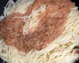 なめ茸クリームパスタ作り方5写真