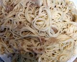 なめ茸クリームパスタ作り方6写真