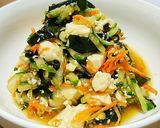 きゅうり・豆腐・わかめの簡単中華風サラダ作り方7写真