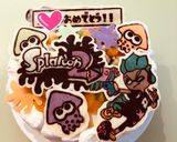 ☆スプラトゥーン2 ケーキ☆作り方5写真