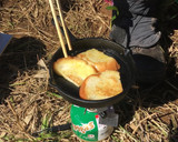 山ごはん100均のミニスキでトースト風作り方4写真