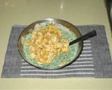 ほうれん草とバナナのホットケーキ作り方3写真