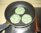 ほうれん草とバナナのホットケーキ作り方4写真