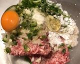 簡単♫ふわふわ味噌照り焼きつくね作り方1写真