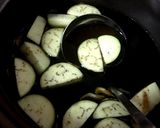 ナスと小エビの蕎麦つゆ作り方3写真
