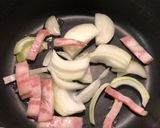 簡単♫わかめとベーコン和風パスタ作り方2写真
