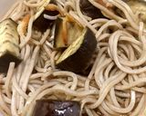 ナスと小エビの蕎麦つゆ作り方4写真