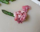 アスパラと豚肉コマの中華ソース作り方2写真