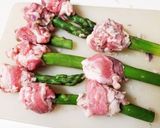 アスパラと豚肉コマの中華ソース作り方3写真