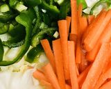 ピーマン&キャベツの豆腐チャンプルー作り方1写真