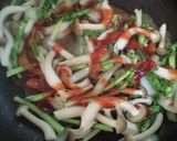 豚モモの唐揚と五目野菜の酢チャップ炒め作り方4写真