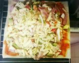 魚焼きグリルで！春巻きの皮できのこピザ作り方7写真