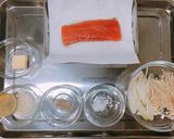 一人暮らしの鮭のムニエルタルタル丼作り方1写真