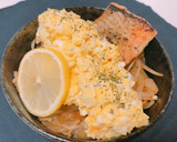 一人暮らしの鮭のムニエルタルタル丼作り方12写真