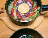 (紫)白菜のミルフィーユ鍋作り方6写真
