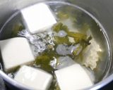 簡単！豆腐とわかめのお味噌汁☆白麦味噌作り方1写真