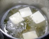 簡単！豆腐とわかめのお味噌汁☆白麦味噌作り方2写真