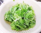 水菜とグレープフルーツのサラダ作り方2写真
