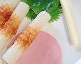 簡単おつまみ、ちくわの太巻き作り方1写真
