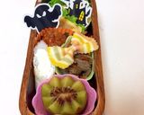 簡単☆ハロウィンおにぎり弁当♫ 詰め方作り方9写真