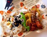 簡単☆ハロウィンおにぎり弁当♫ 詰め方作り方11写真