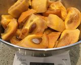 電子レンジでかんたん柿ジャム作り方1写真