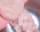 混ぜて焼くだけ！れんこんと鶏のつくね作り方4写真