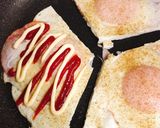 簡単メチャ旨♪ハムエッグサンド作り方6写真