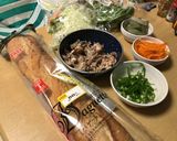 鯖缶で作ったバゲットサンド作り方2写真