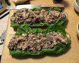 鯖缶で作ったバゲットサンド作り方4写真