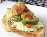 トマトとアボカドのブルスケッタ作り方6写真