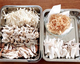 いろいろきのこと揚げワンタンの中華スープ作り方2写真
