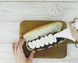 【集え甘党!】あんこホイップコッペパン作り方3写真