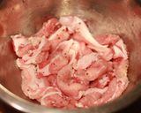 （BENYの紅シロップを使用）生姜焼き作り方1写真