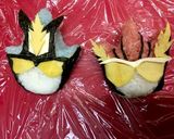 簡単可愛い ウルトラマンルーブ キャラ弁作り方3写真