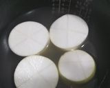 大根ときのこと鳥の味噌鍋作り方3写真