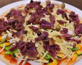 アウトドアにぴったり 生しば漬の野菜ピザ作り方3写真