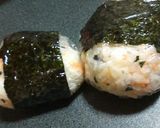 鮭フレーク&ワカメ&梅干しおむすび作り方6写真
