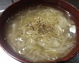 千切りキャベツのコンソメスープ作り方3写真