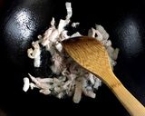 えのき茸としいたけのチャーハン作り方3写真