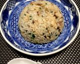 えのき茸としいたけのチャーハン作り方7写真
