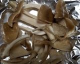 ウラベニホテイシメジ、ワカメ、焼きキノコ作り方4写真