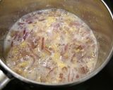 簡単！赤玉葱と卵のお味噌汁☆白麦味噌作り方3写真