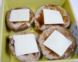 レンジで簡単！椎茸のチーズわさび醤油作り方2写真