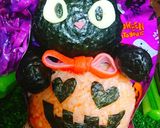 『黒猫ジジとかぼちゃ』ハロウィン弁当★作り方20写真