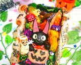 『黒猫ジジとかぼちゃ』ハロウィン弁当★作り方21写真